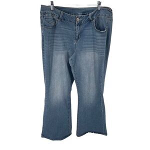 Lane Bryant Women's boot Cut Slim Leg Denim Size 16